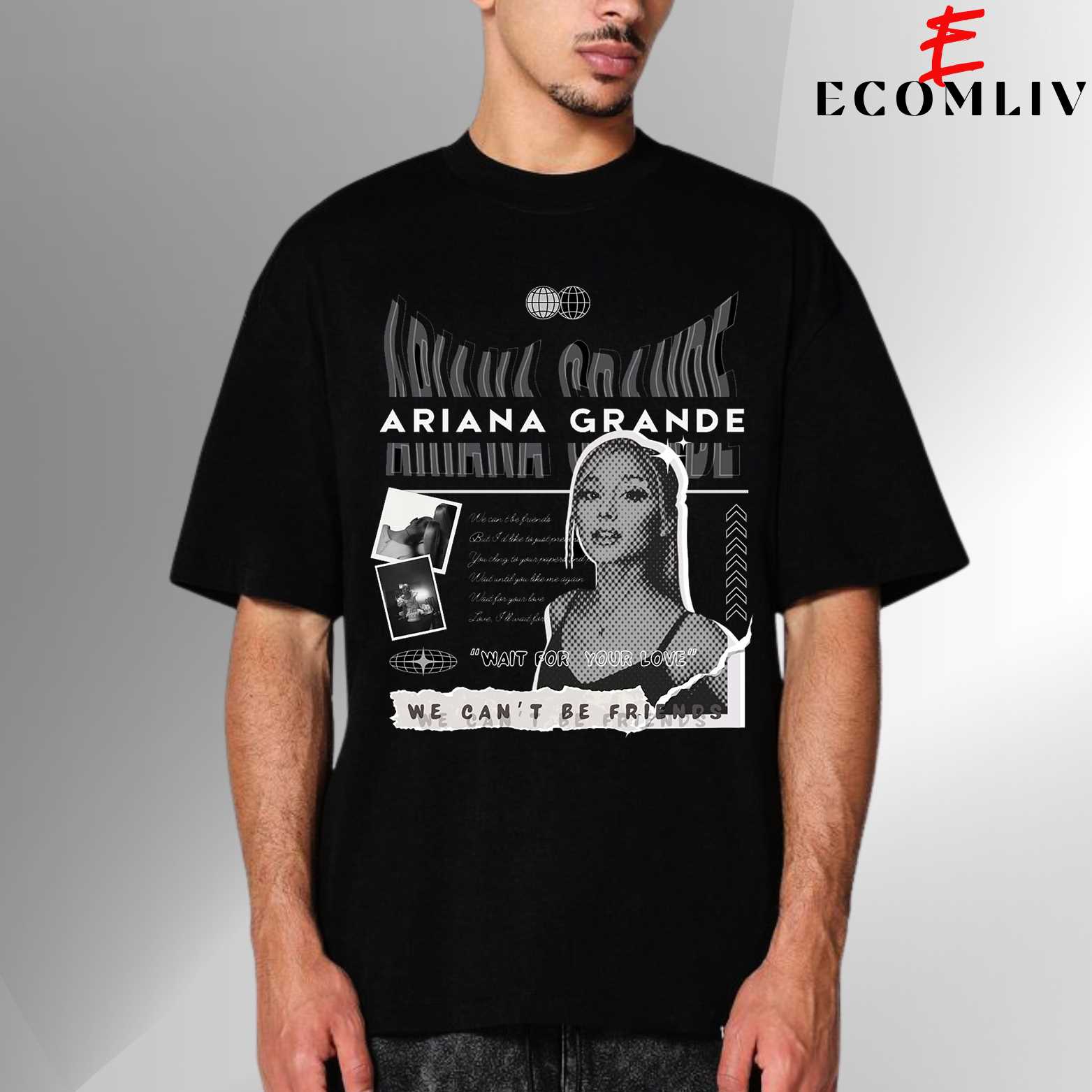 Ariana Grande Graphic T-Shirt, We Can’t Be Friends Tee